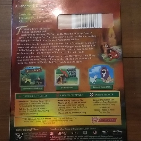 THE 25 ANNIVERSARY WALT DISNEY DVD - Picture 2 of 2